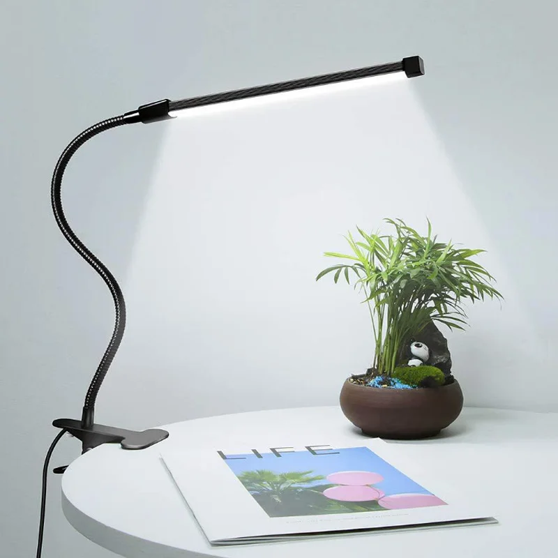 Đèn bàn LED dạng kẹp Bảo vệ mắt Tay lái 360° 3 màu đèn 10 độ sáng Có t - DDB-579