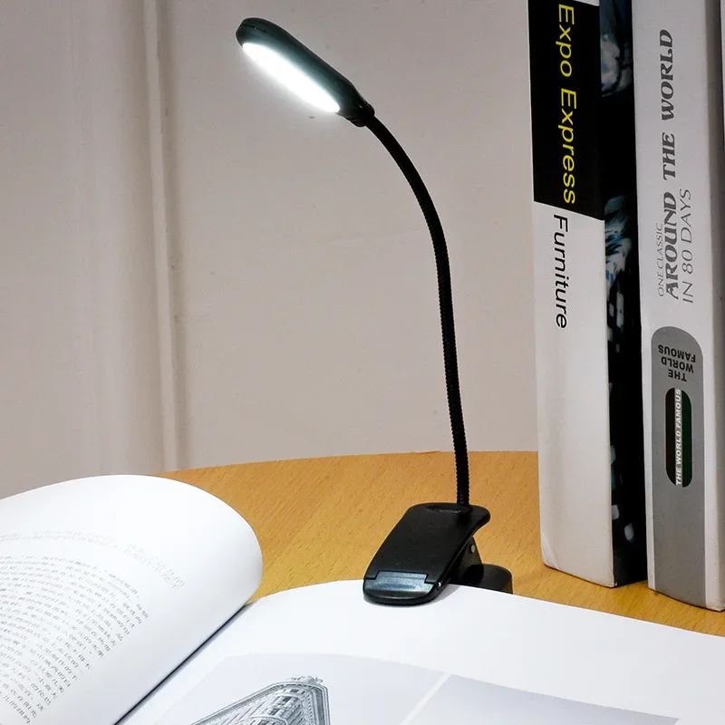 Đèn LED Bảo Vệ Mắt Sách Đèn Ngủ Mini Có Thể Điều Chỉnh Kẹp - DTN-281