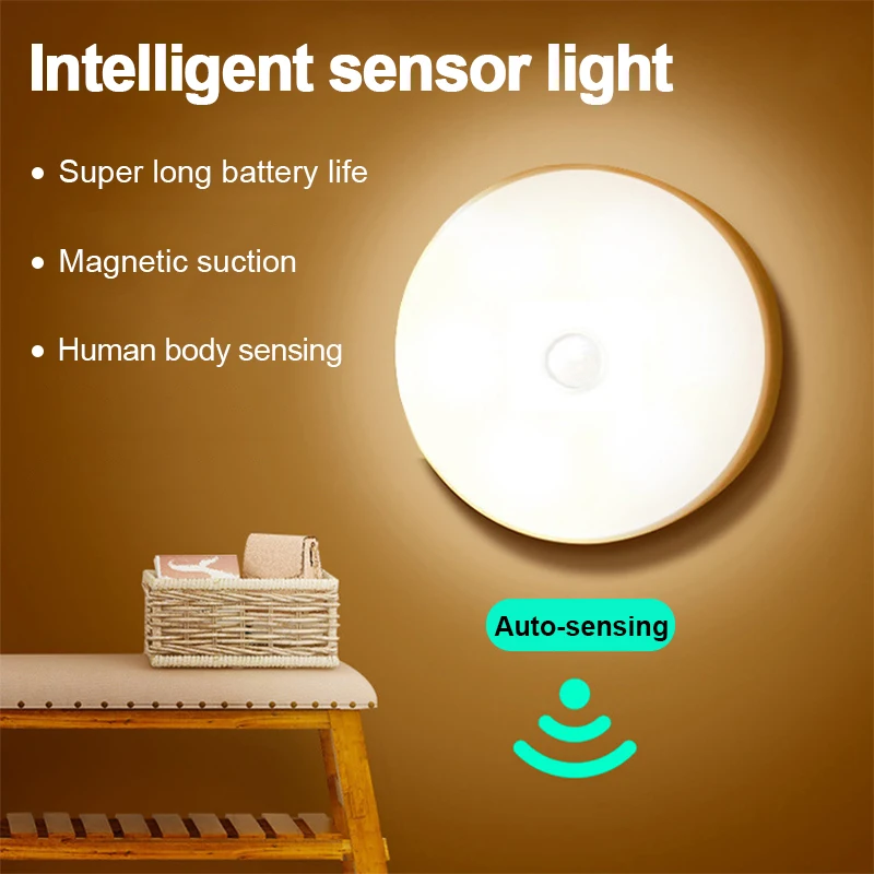 Đèn LED Cảm Biến Chuyển Động Đèn Ngủ Sạc Đèn Ngủ Không Dây - DTN-135