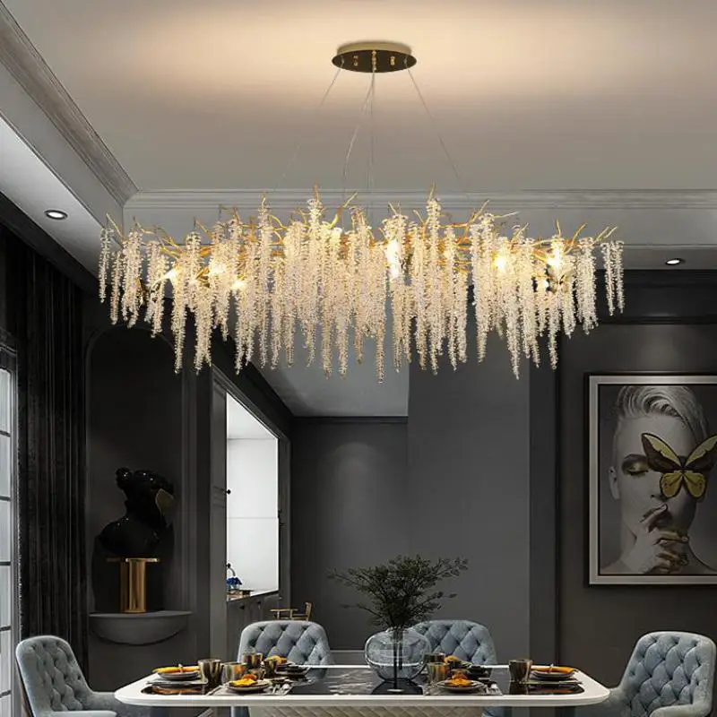 LED Hậu Hiện Đại Sang Trọng Đèn Chùm Biệt Thự Phòng Mẫu Phòng Khách Phò - DC-769