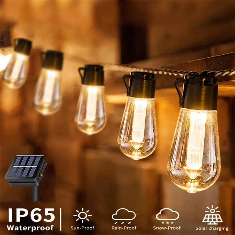 Đèn LED Năng Lượng Mặt Trời Cổ Dây Đèn Ngoài Trời Trang Trí - DTN-29