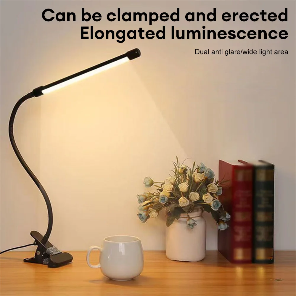 Đèn Bàn LED 360°Kẹp Gấp Nghiên Cứu Chân Đế Có Thể Điều Chỉnh Đèn Dùng - DDB-456