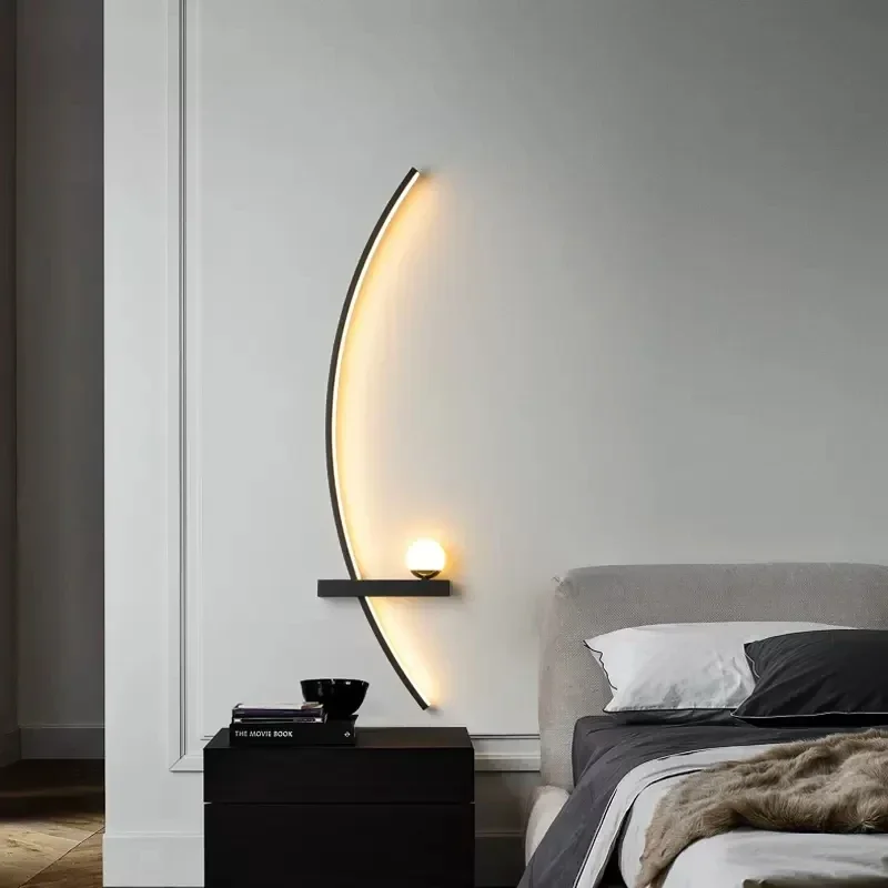 Đèn LED Dán Tường Scandinavia Nghệ Thuật Phòng Ngủ Đèn - DTN-551