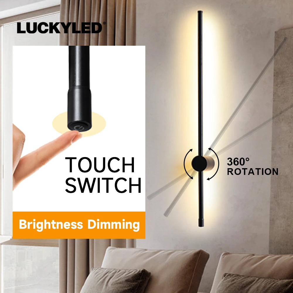 Đèn LUCKYLED Hiện Đại Đèn LED Dán Tường AC85-290V Dài Đèn - DTN-534