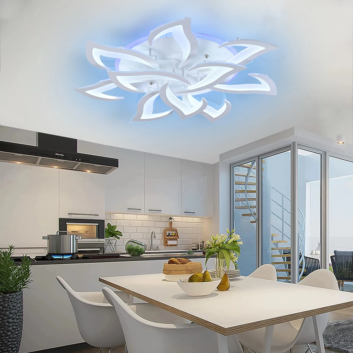 Đèn Nền LED Đèn Chùm RGB Đèn Ốp Trần Mặt Dây Đèn Trang Trí - DTN-105