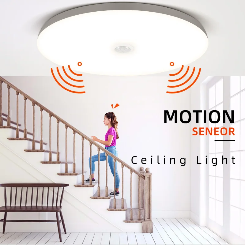 Đèn LED Ốp Trần Cảm Biến Chuyển Động Cảm Biến Âm Trần Đèn - DTN-213