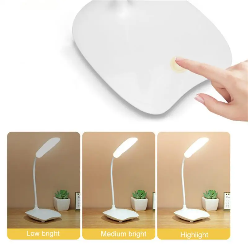 Đèn LED Để Bàn Dùng Nguồn USB Để Bàn Cảm Ứng Mờ Đèn Di Động 3 Màu Vô C - DDB-361