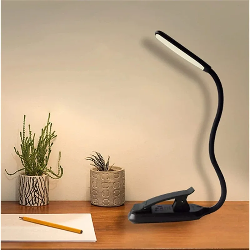 Đèn LED Đơn Giản Kẹp Giường Đèn Để Bàn Ánh Sáng Ban Ngày Linh Hoạt Đèn - DDB-400