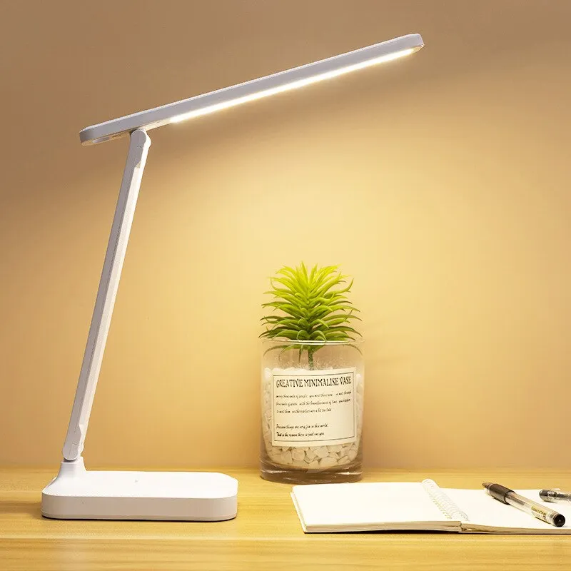 Đèn Led Cảm Ứng Gấp Đèn Bàn Đầu Giường Đọc Sách Bảo Vệ Mắt Đèn Ngủ Sạc - DDB-198