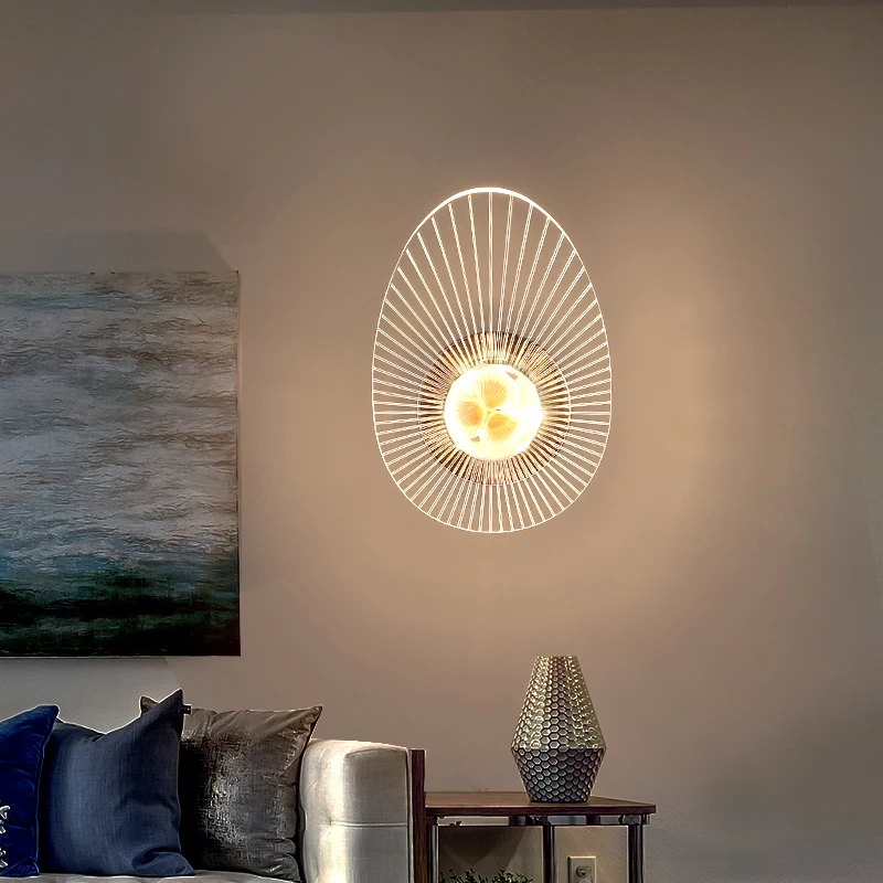 Đèn LED Dán Tường Vỏ Acrylic Đèn Phòng Khách Hiện Đại Phòng - DTN-241