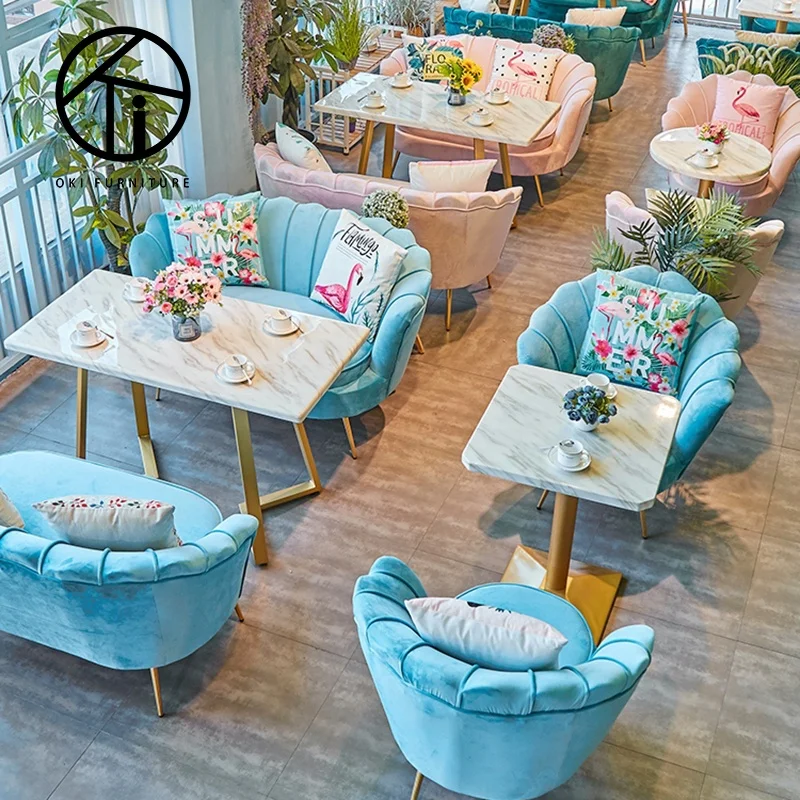 Bàn ghế Nhà Hàng Cao Cấp Quán Cà Phê Nội Thất Cafe Ghế Bành - BGCF-2030
