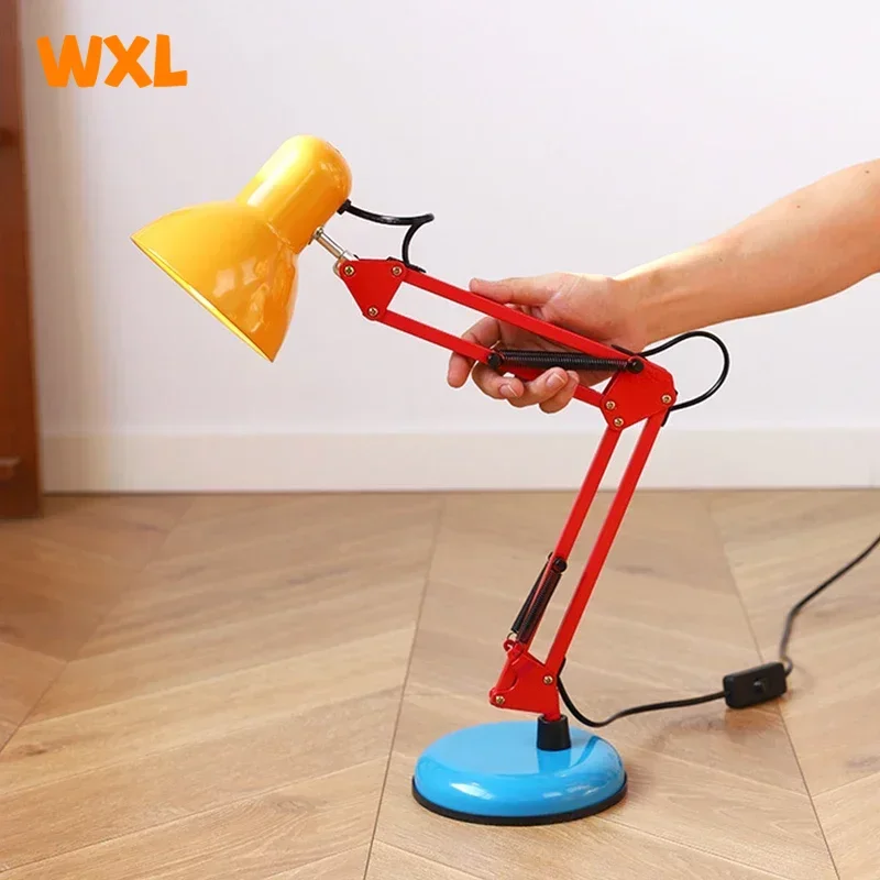Đèn Memphis Đầy Màu Sắc Đèn Bàn Bàn Học Sinh Bàn Viết Ký Túc Xá Ký Túc - DDB-81