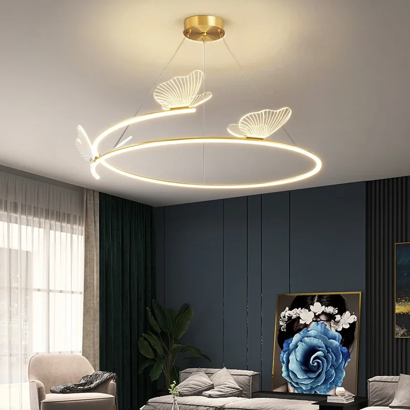 Đèn Phòng Khách Treo Đèn Bướm Hiện Đại Đèn Chùm Thời Trang - DTN-94