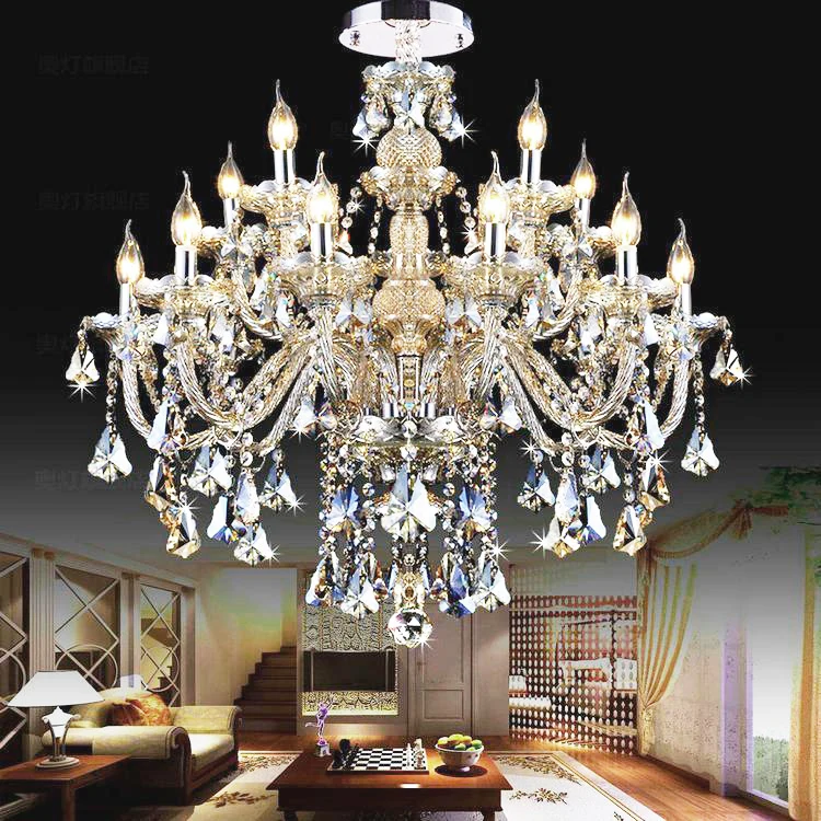 Đèn chùm pha lê hiện đại Pendientes Đèn treo Lampe Thiết bị chiếu sáng - DC-449