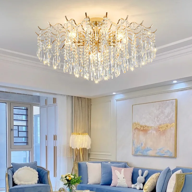 Pha Lê Hiện Đại Đèn LED Đèn Chùm Cho Trang Trí Phòng Khách Phòng Ngủ Tr - DC-164