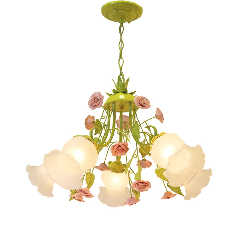 Châu Âu Hiện Đại Đèn Chùm Đèn Lustre Màu Xanh Lá Cây Màu Sắc Mặt Dây Ch - DC-333