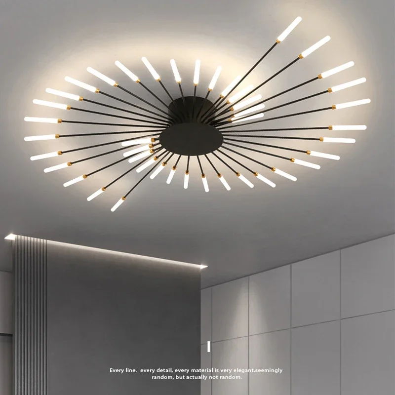 Đèn Hiện Đại Pháo Hoa Led Đèn Chùm Chiếu Sáng Sống Phòng Ăn Đèn Ốp Trầ - DDB-479