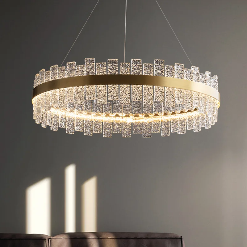 Hiện Đại Kính Mờ Đèn Chùm Pha Lê Nhà Hàng Ánh Sáng Sang Trọng LED Mặt D - DC-716