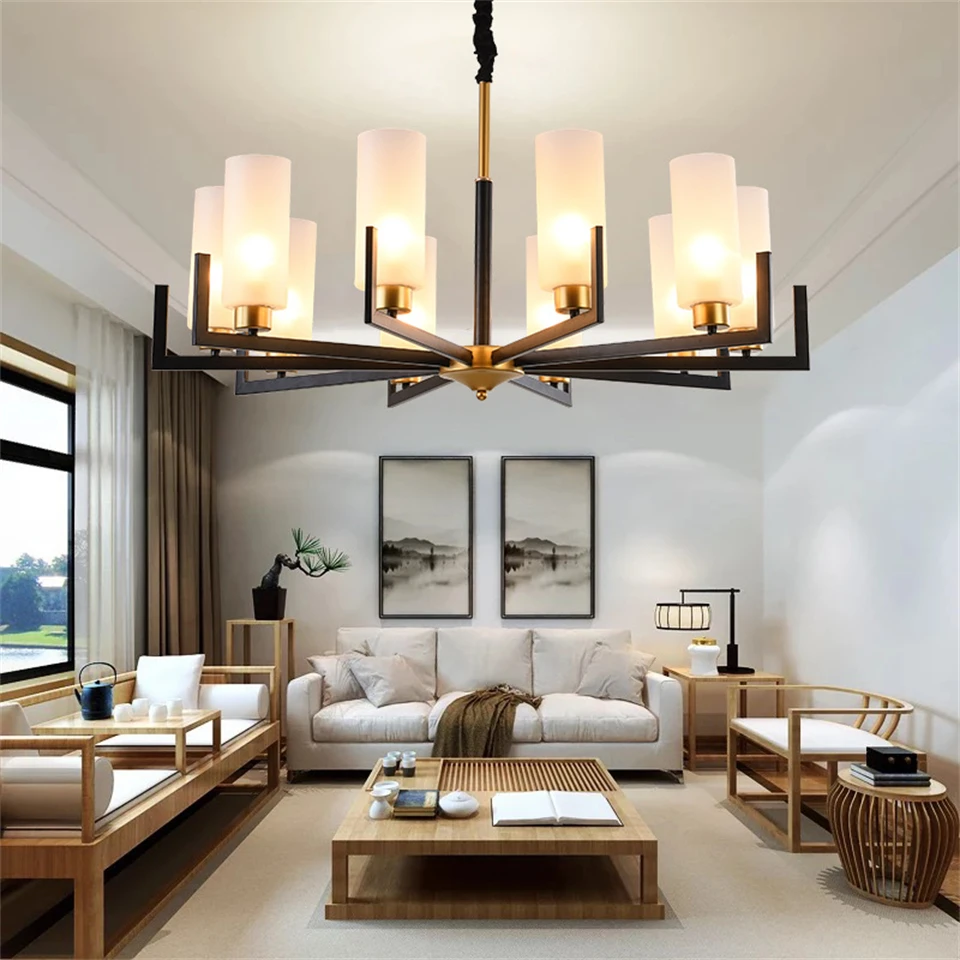 Đèn chùm LED hiện đại Chiếu sáng phòng khách Phong cách Trung Quốc Phòn - DC-216