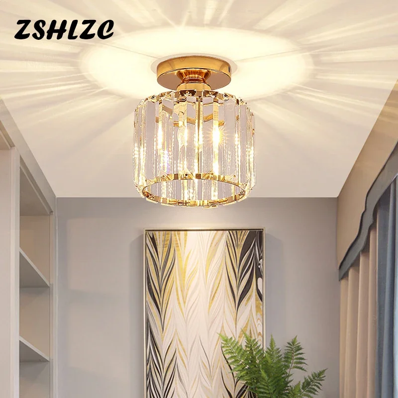 Đèn LED Hiện Đại Ốp Trần Trang Trí Nhà Đèn Chùm Pha Lê Sang Trọng Cho P - DC-450