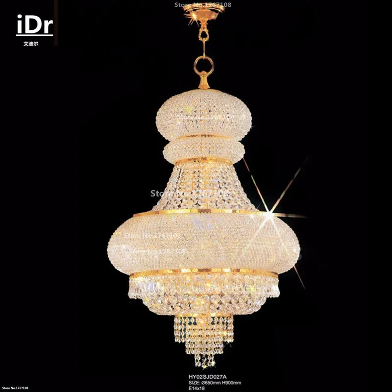 Đèn chùm pha lê dạng vòm hiện đại mạ crôm AT-119 - DC-647