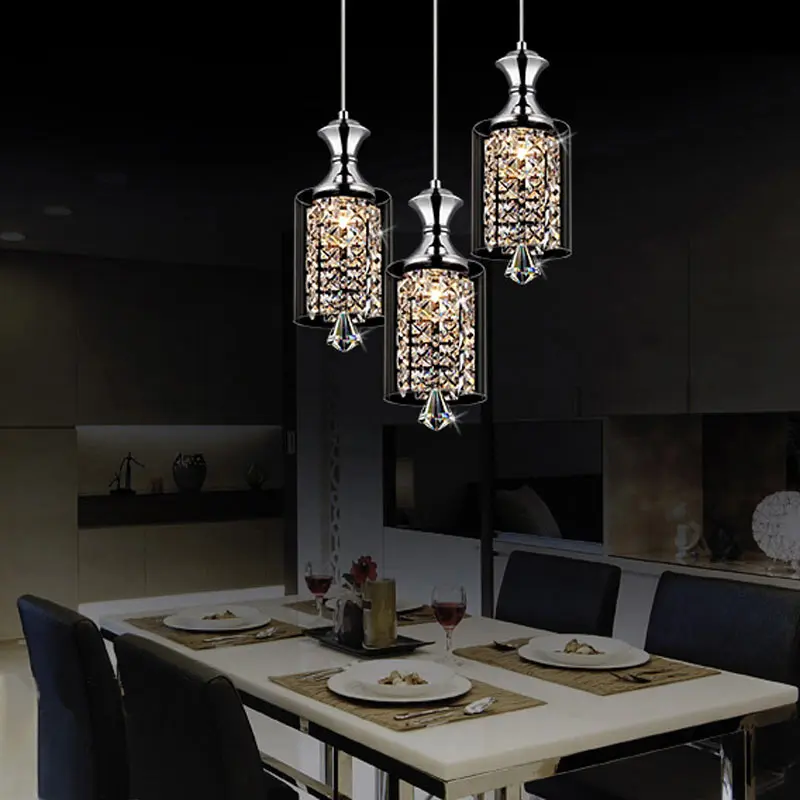 Hiện Đại Sang Trọng Pha Lê Led Mặt Dây Đèn Phòng Khách Phòng Ăn Nhà Bếp - DC-649