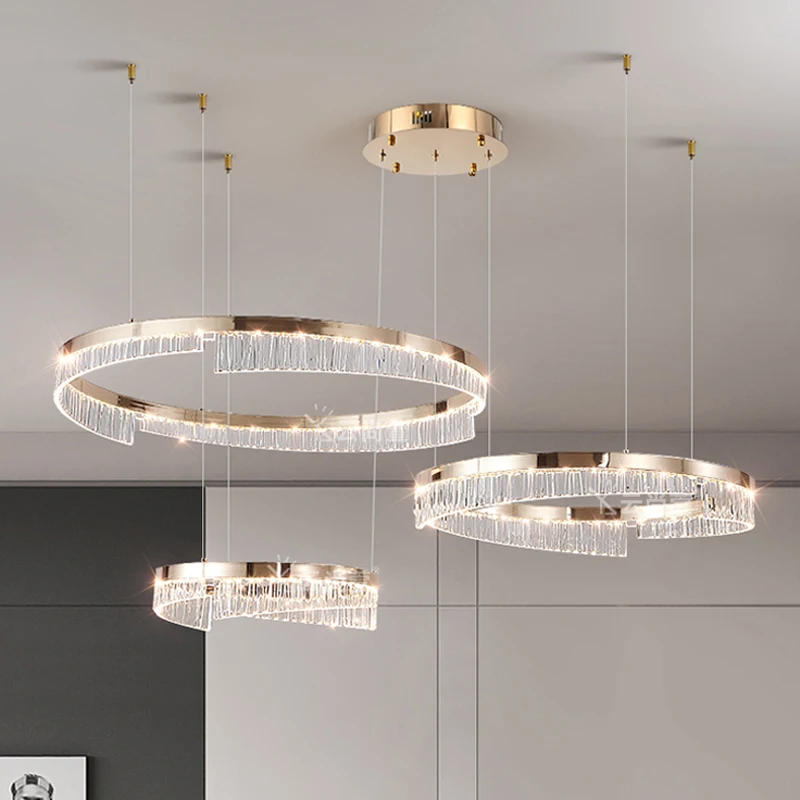 Phong Cách Sang Trọng Hiện Đại Đèn Chùm Led Cho Phòng Khách Phòng Ngủ P - DC-459