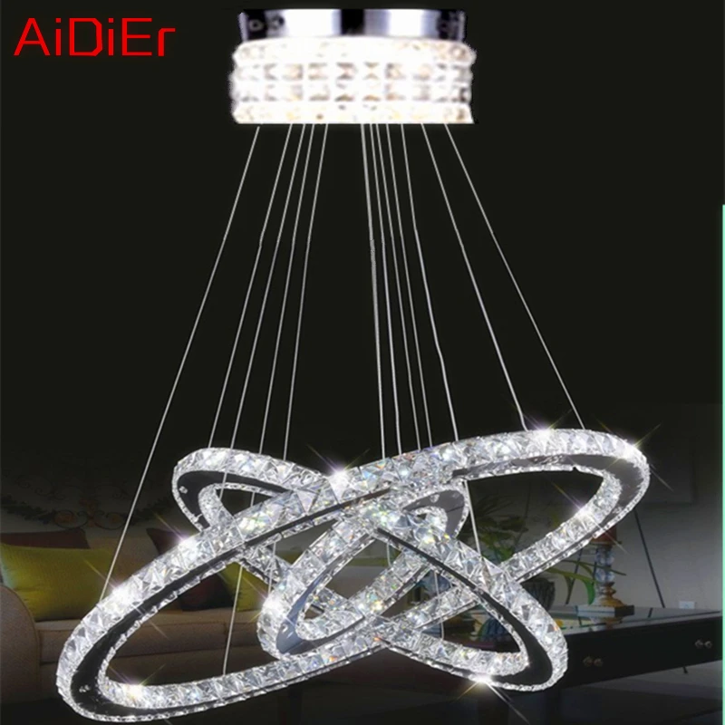 Mặt Dây Hiện Đại Đèn Ánh Sáng Cao Cấp 65W Lustres K9 Đèn Chùm Pha Lê Ki - DC-662