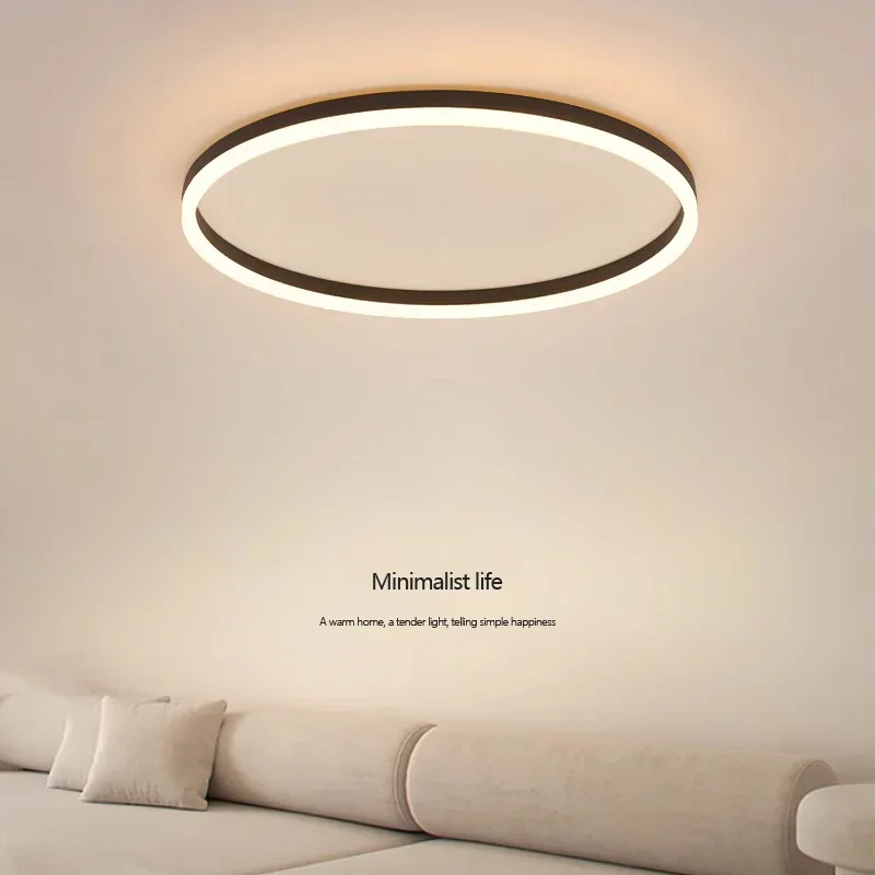 Đèn Hiện Đại Đơn Giản LED Vòng Tròn Đèn Ốp Trần Kim Loại - DTN-280