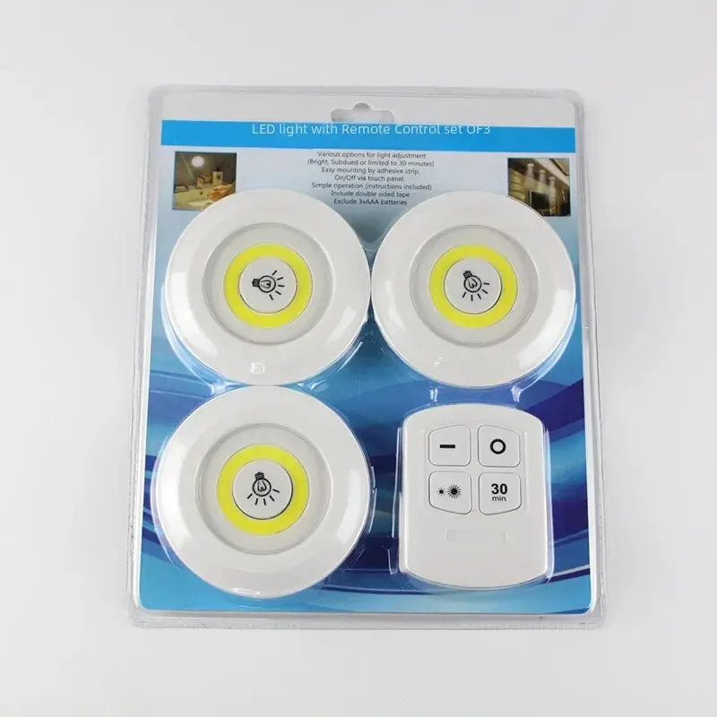 Đèn Cảm Ứng Hiện Đại Đèn Ngủ Chạy Bằng Pin COB Điều Khiển - DTN-370