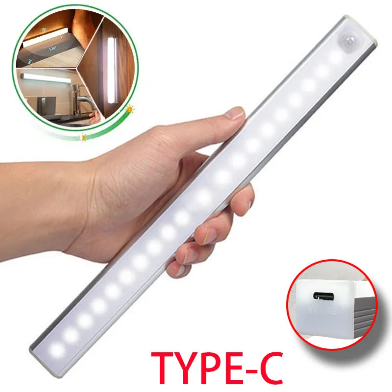 Đèn Cảm Biến Chuyển Động Đèn Ngủ LED Không Dây Loại C Sạc - DTN-266