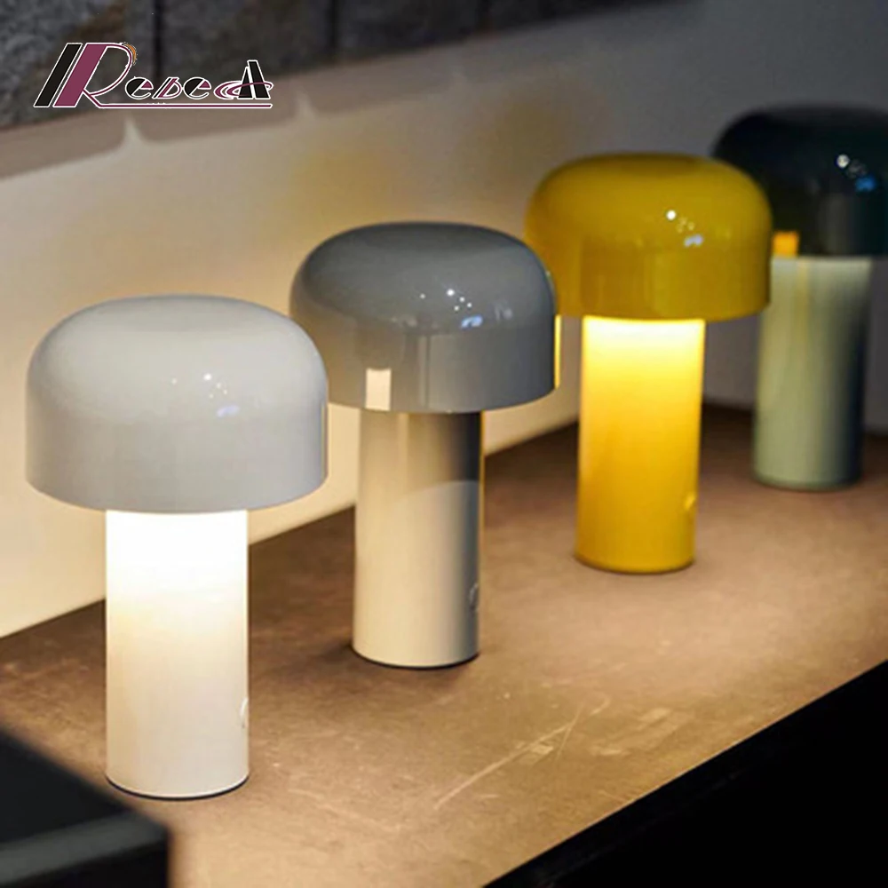 Đèn Bàn Hình Nấm Di Động Sạc Không Dây Đèn Bàn Cảm Ứng Đơn Giản Để Bàn - DDB-193