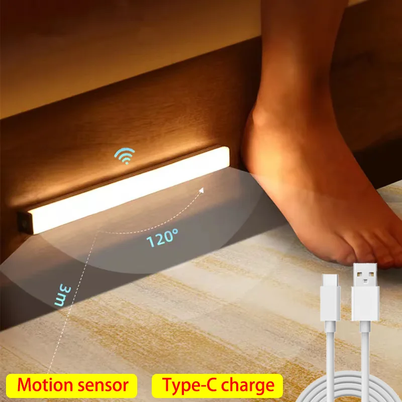 Đèn Ngủ Cảm Biến Chuyển Động Ánh Sáng Không Dây LED TYPE-C - DTN-475
