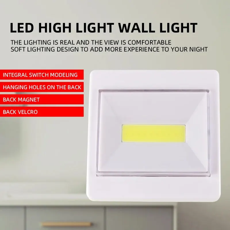 Đèn Ngủ Đèn Báo Chí Hộ Gia Đình Chiếu Sáng COB Chạy Bằng - DTN-460