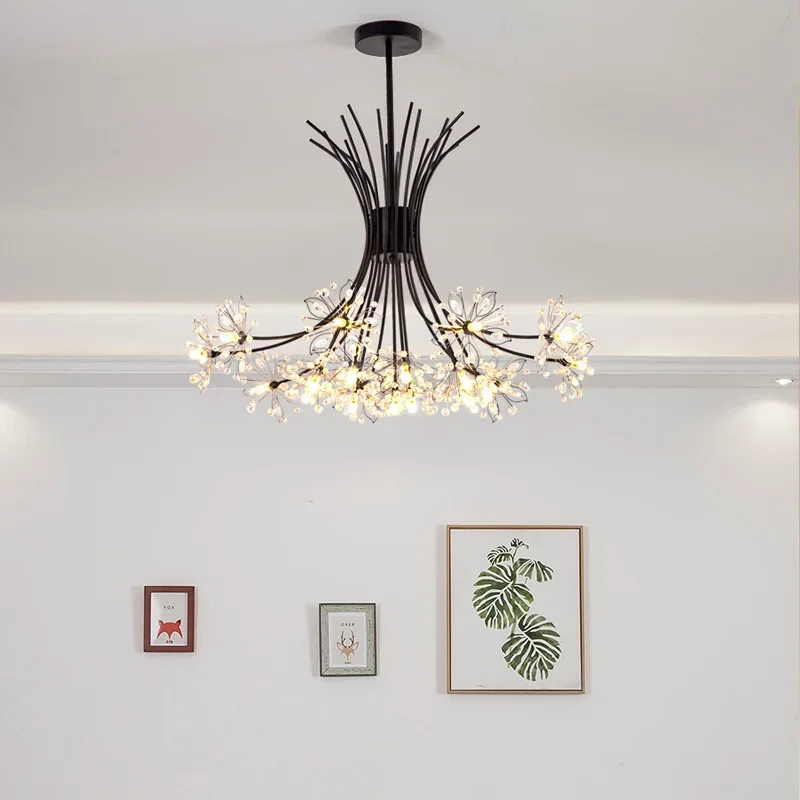 Bắc Âu Sáng Tạo Bồ Công Anh Lãng Mạn Đèn Chùm Pha Lê Phòng Ăn Phòng Ngủ - DC-210