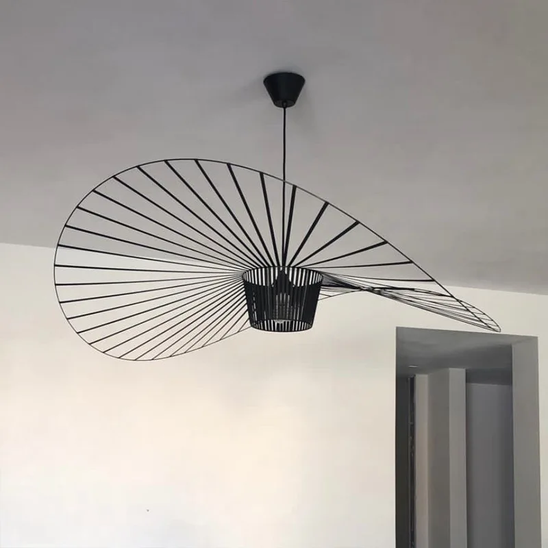 Bắc Âu LED Mặt Dây Đèn Công Nghiệp Đơn Giản Sống Nhà Vải Đàn Hồi Trần Đ - DC-550