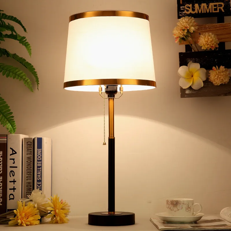 Đèn Bắc Âu và Mỹ phong cách phòng ngủ để bàn ở lại dây đèn bàn phòng kh - DDB-60