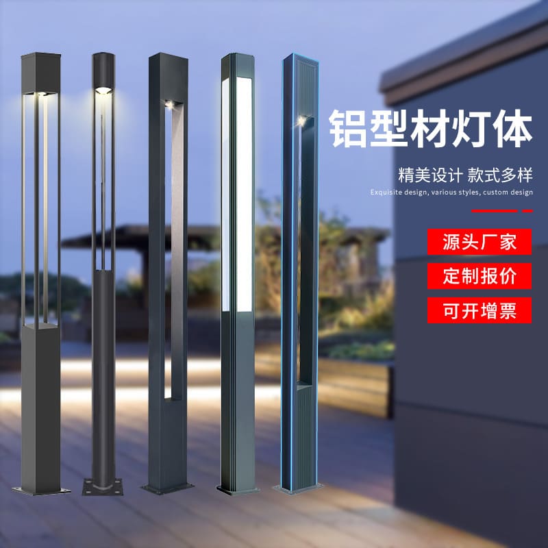 Đèn LED ngoài trời 3 mét đèn sân vườn sân vườn năng lượng mặt trời đè - DNT-1321