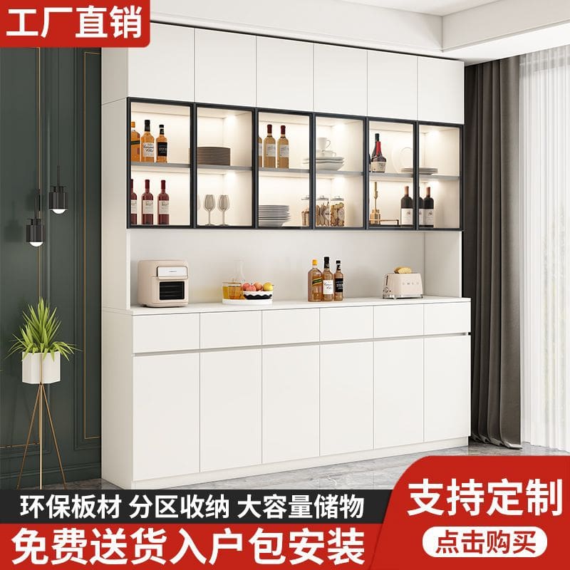 Gỗ chắc chắn tủ tích hợp treo tường tủ rượu cao cấp, tiện lợi cho nhà hàng TR TR-263