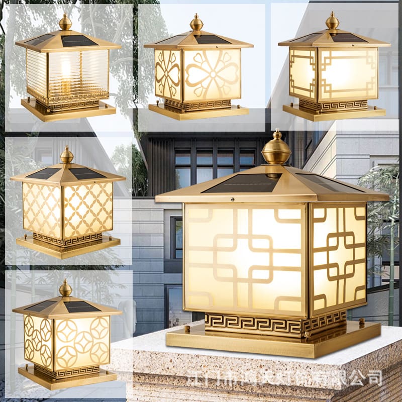 Ngoài Trời Năng Lượng Mặt Trời Đôi Đèn Sân Vườn Chống Thấm Nước Toàn - DNT-2228