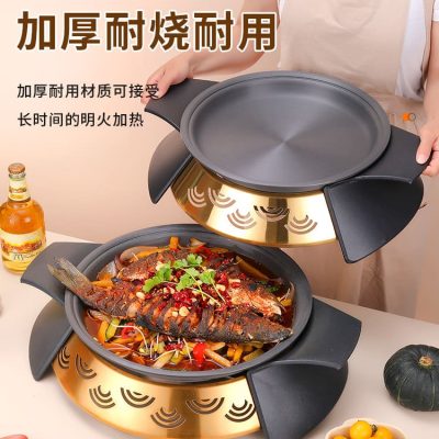 Nồi khô nồi gà thương mại cá nướng tròn bếp cao cấp, tiện lợi cho nhà hàng BN BN-702