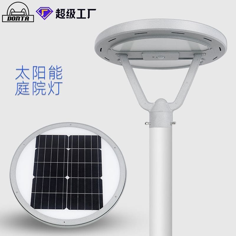 Đèn LED ngoài trời chống nước tích hợp Đèn sân vườn năng lượng mặt tr - DNT-1019