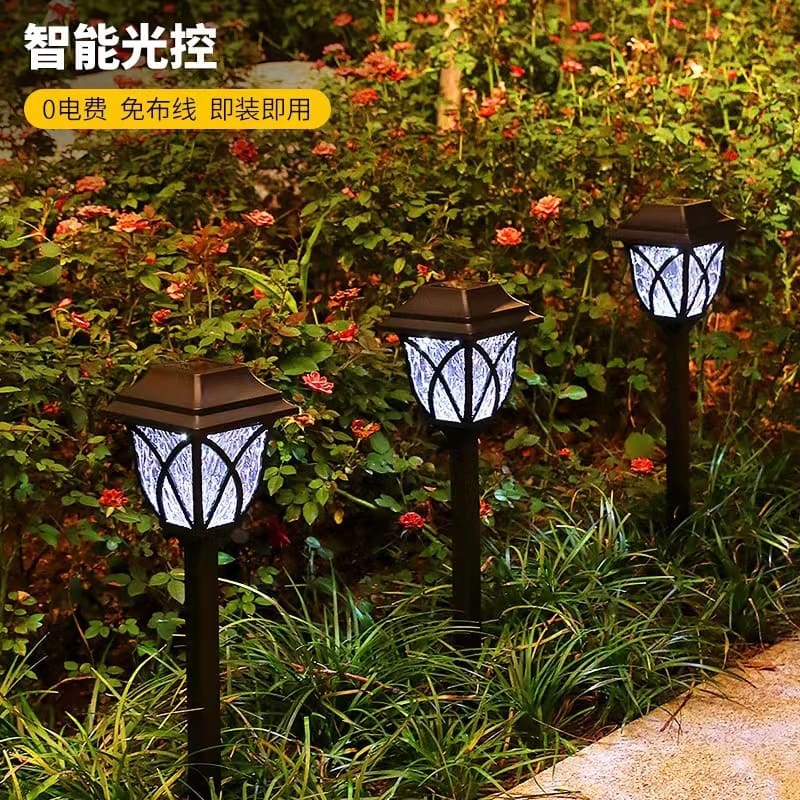 Đèn năng lượng mặt trời chiếu sáng sân vườn siêu sáng, tiết kiệm điện - DNT-1827