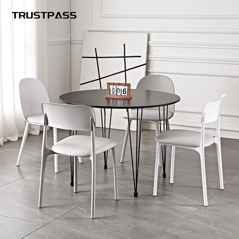 Bàn ghế Bắc âu nhỏ Bàn tròn sắt rèn Bàn ăn phòng khách ăn - BGCF-1153