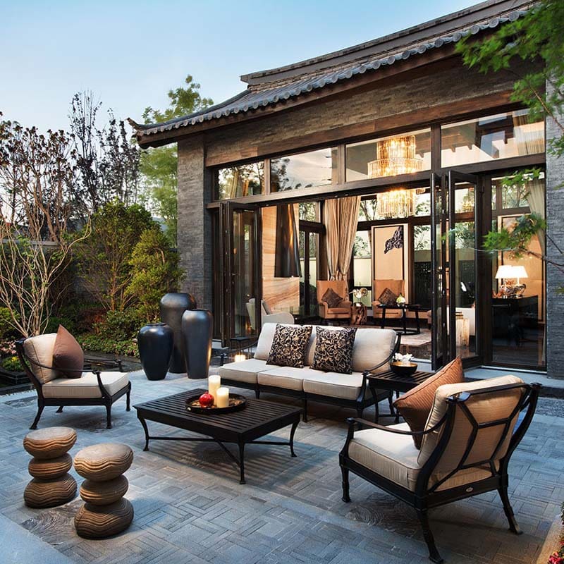 Bàn ghế sofa ngoài trời nhập khẩu ngoài trời bền đẹp, thân thiện môi trường B BGSV_1357