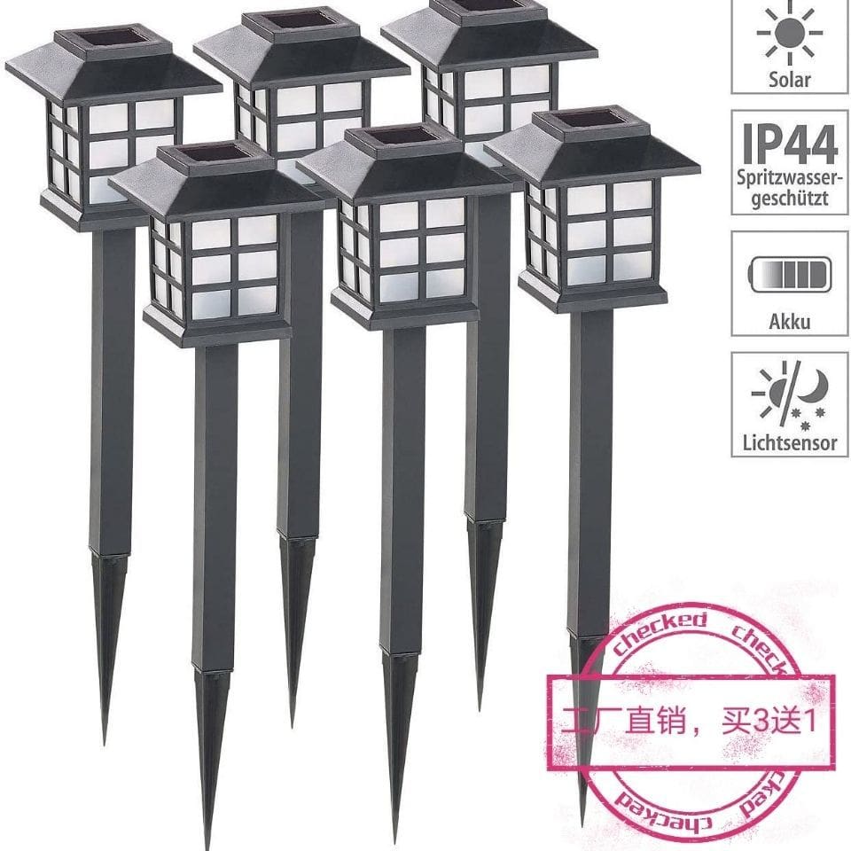 Nhà năng lượng mặt trời chiếu sáng ngoài trời bãi cỏ đèn sân vườn đèn - DNT-2199