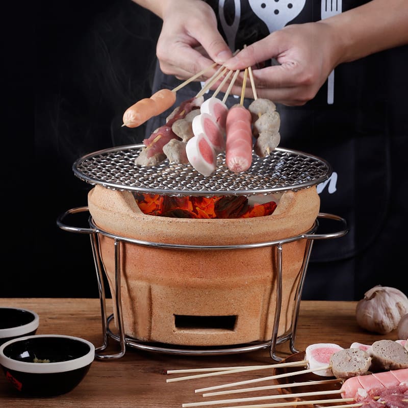 Bếp than hộ gia đình cạnh bếp đất sét trà cao cấp, tiện lợi cho nhà hàng BN-805