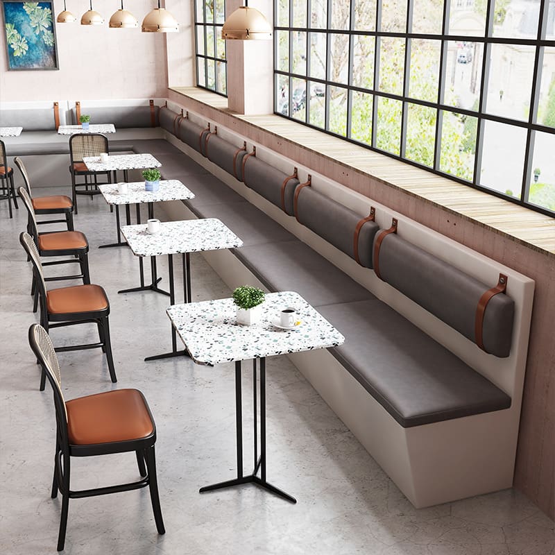 Bàn ghế Khách sạn sơn mài Quán trà sữa quán cà phê quầy bar - BGCF-900
