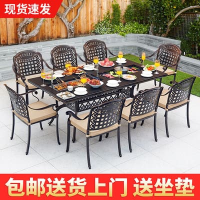 Bàn ghế nướng ngoài trời sân trong sân vườn bếp ngoài trời bền đẹp, thân thiệ BGSV_1266