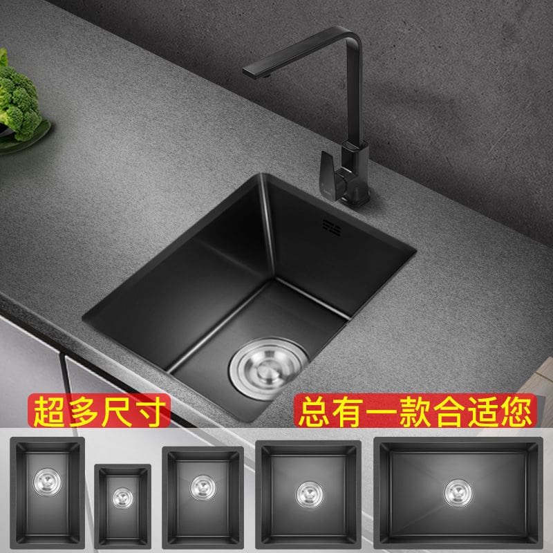Nano bếp handmade bồn rửa nhỏ đơn khe cắm đĩa cao cấp, tiện lợi cho nhà hàng  CR-205